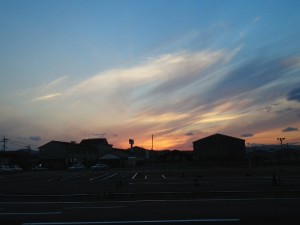 夕暮れの風景０３２４